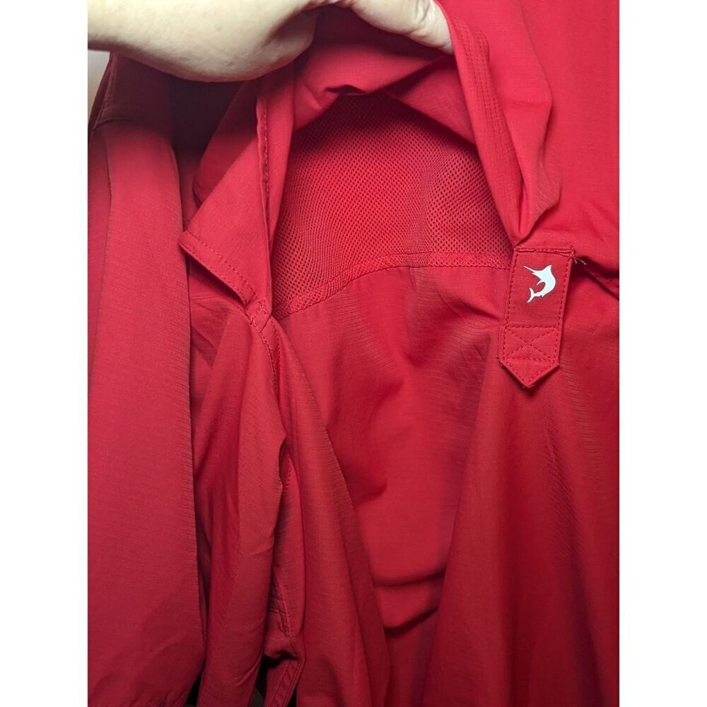 Reel Legends Mens Shirt RED Short Sleeve Fishing Vented Size XXL - Picture 9 of 13